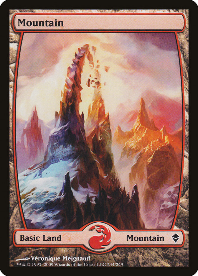 Mountain (244) [Zendikar] - Devastation Store | Devastation Store