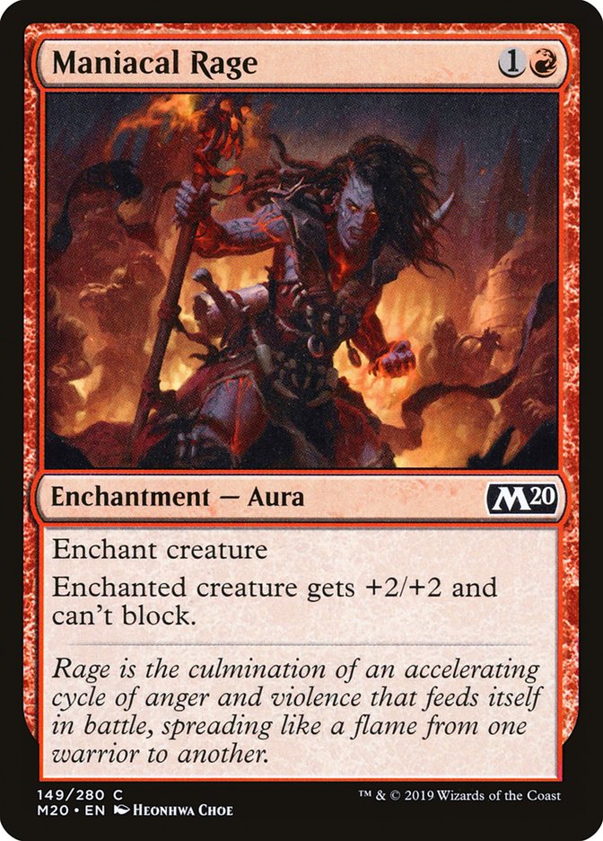 Maniacal Rage [Core Set 2020] | Devastation Store