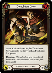 Demolition Crew (Yellow) [WTR180] Unlimited Edition Rainbow Foil - Devastation Store | Devastation Store