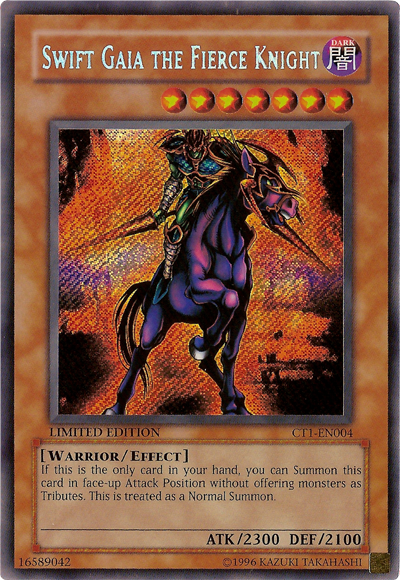 Swift Gaia the Fierce Knight [CT1-EN004] Secret Rare | Devastation Store