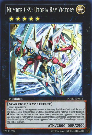 Number C39: Utopia Ray Victory [JOTL-EN048] Super Rare | Devastation Store