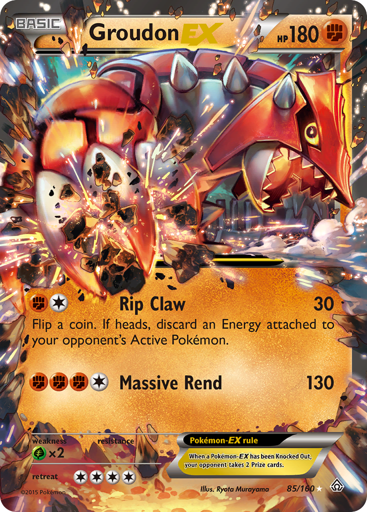 Groudon EX (85/160) [XY: Primal Clash] | Devastation Store