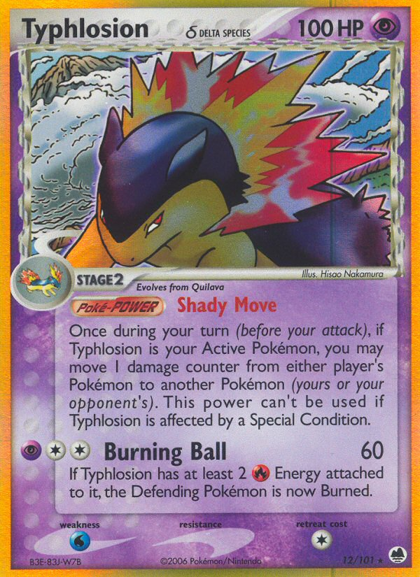 Typhlosion (12/101) (Delta Species) [EX: Dragon Frontiers] | Devastation Store