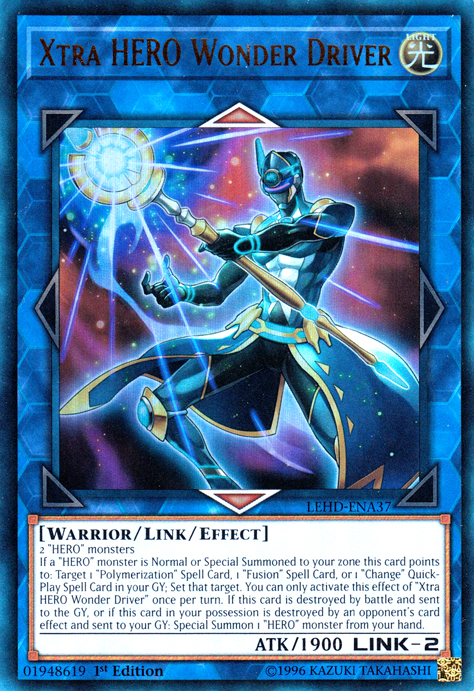 Xtra Hero Wonder Driver [LEHD-ENA37] Ultra Rare | Devastation Store