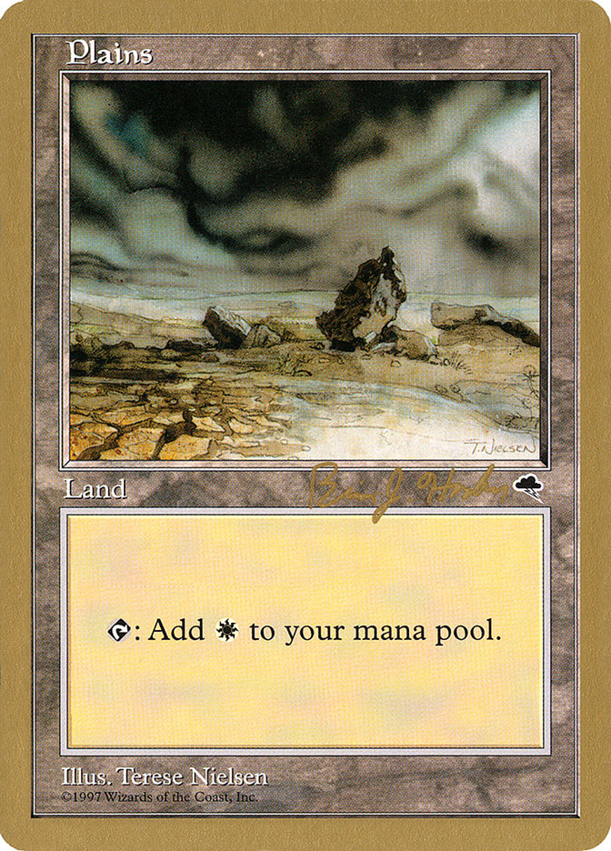 Plains (bh331) (Brian Hacker) [World Championship Decks 1998] | Devastation Store