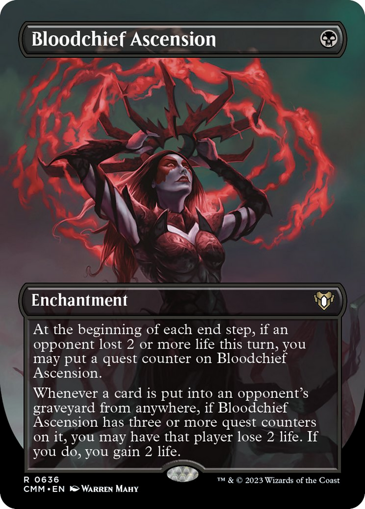 Bloodchief Ascension (Borderless Alternate Art) [Commander Masters] | Devastation Store