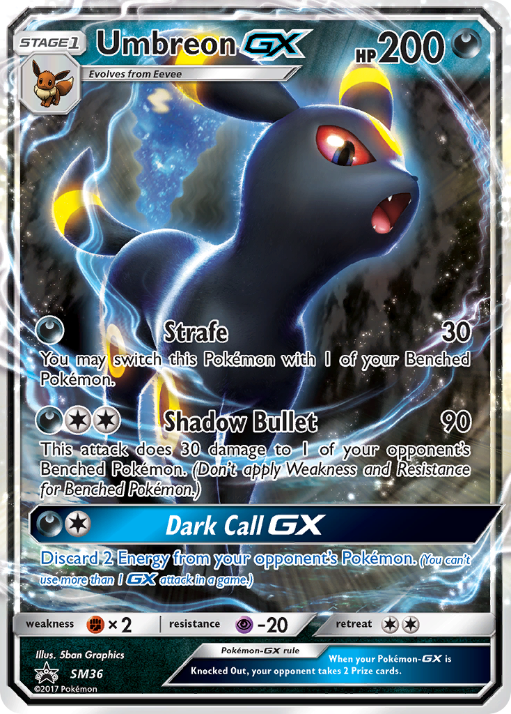 Umbreon GX (SM36) [Sun & Moon: Black Star Promos] | Devastation Store