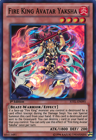 Fire King Avatar Yaksha [JOTL-EN095] Super Rare | Devastation Store