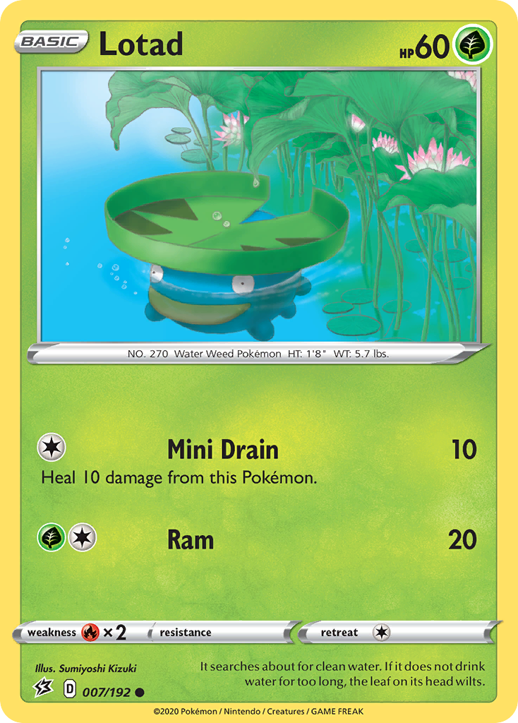 Lotad (007/192) [Sword & Shield: Rebel Clash] | Devastation Store