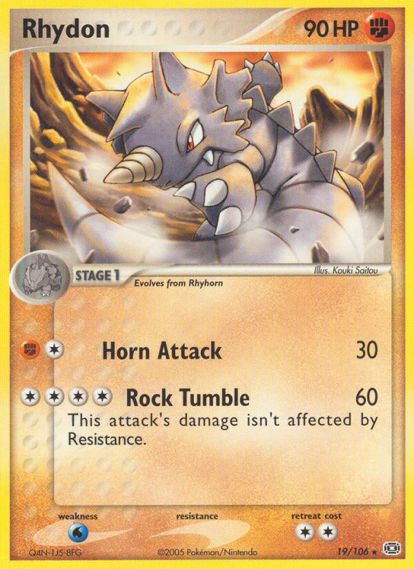 Rhydon (19/106) [EX: Emerald] | Devastation Store