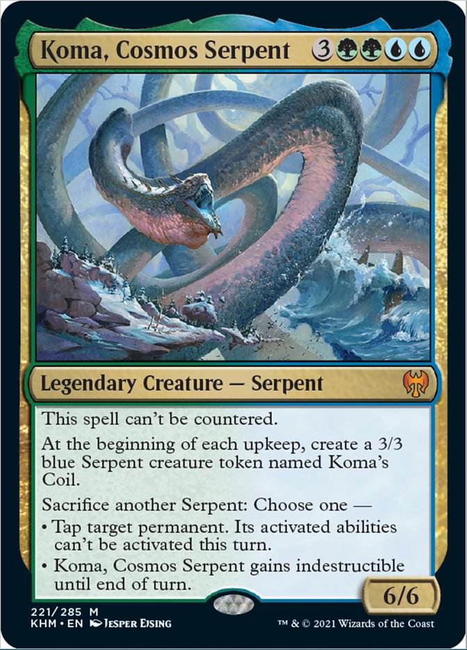 Koma, Cosmos Serpent [Kaldheim] | Devastation Store