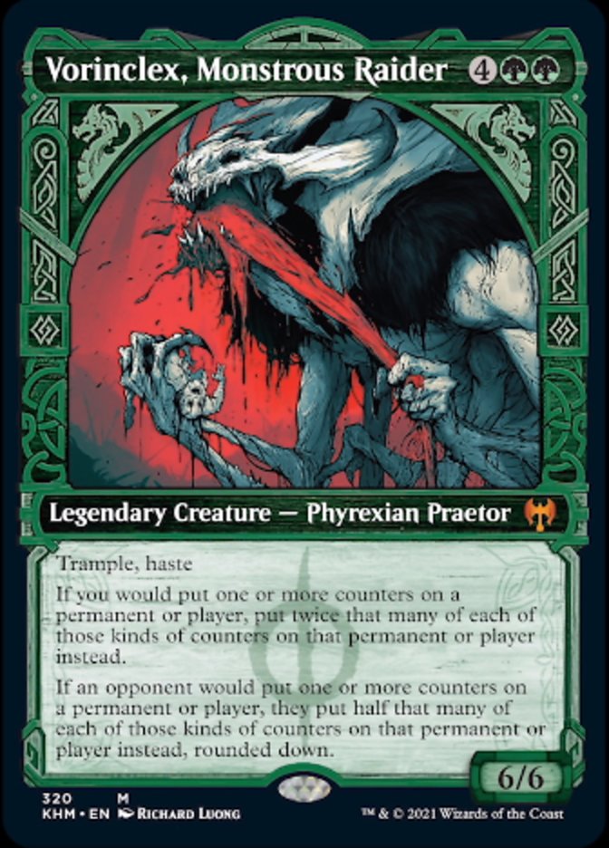 Vorinclex, Monstrous Raider (Showcase) [Kaldheim] | Devastation Store