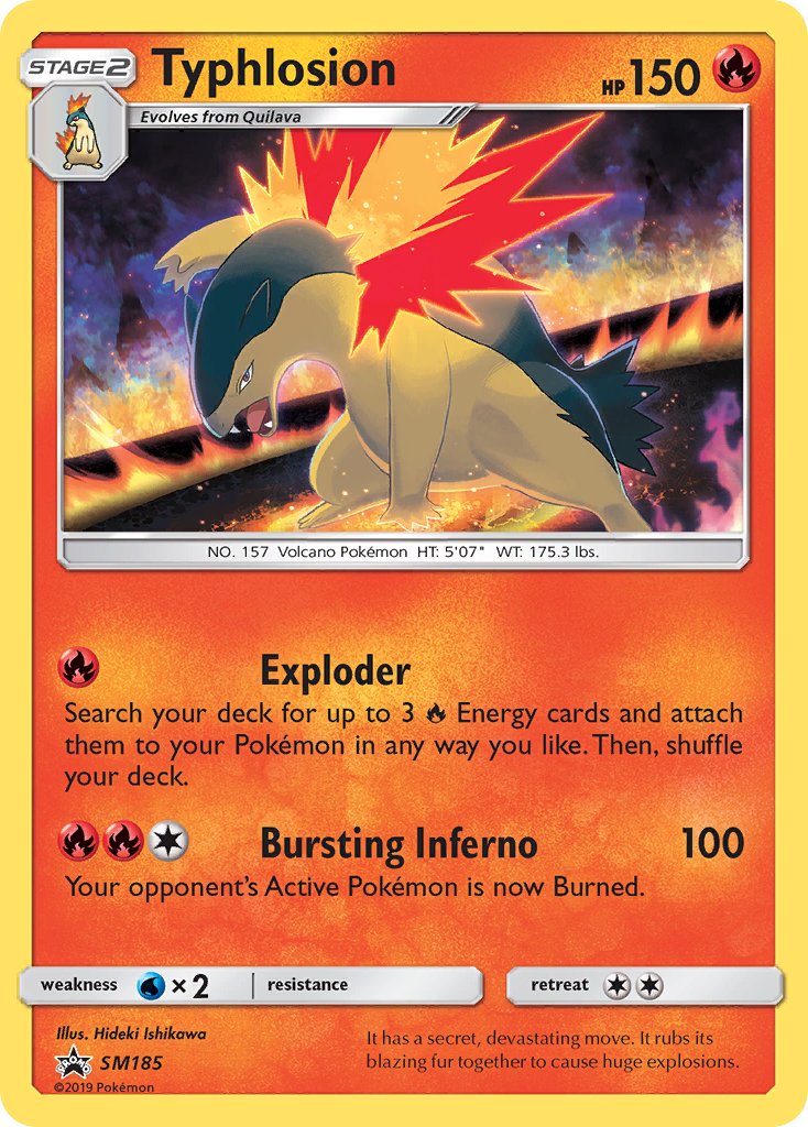 Typhlosion (SM185) [Sun & Moon: Black Star Promos] | Devastation Store