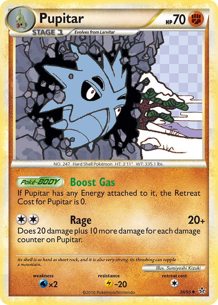 Pupitar (38/95) [HeartGold & SoulSilver: Unleashed] | Devastation Store