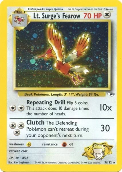 Lt. Surge's Fearow (7/132) [Gym Heroes Unlimited] | Devastation Store