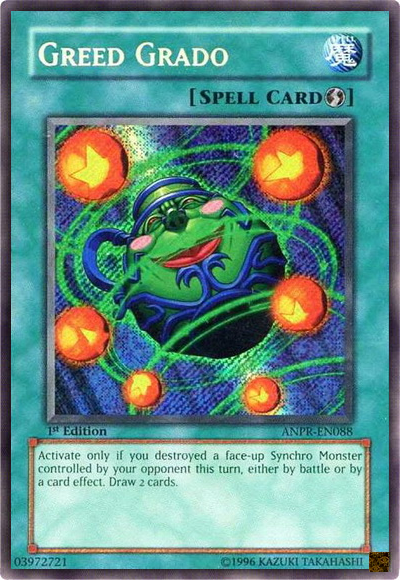 Greed Grado [ANPR-EN088] Secret Rare | Devastation Store
