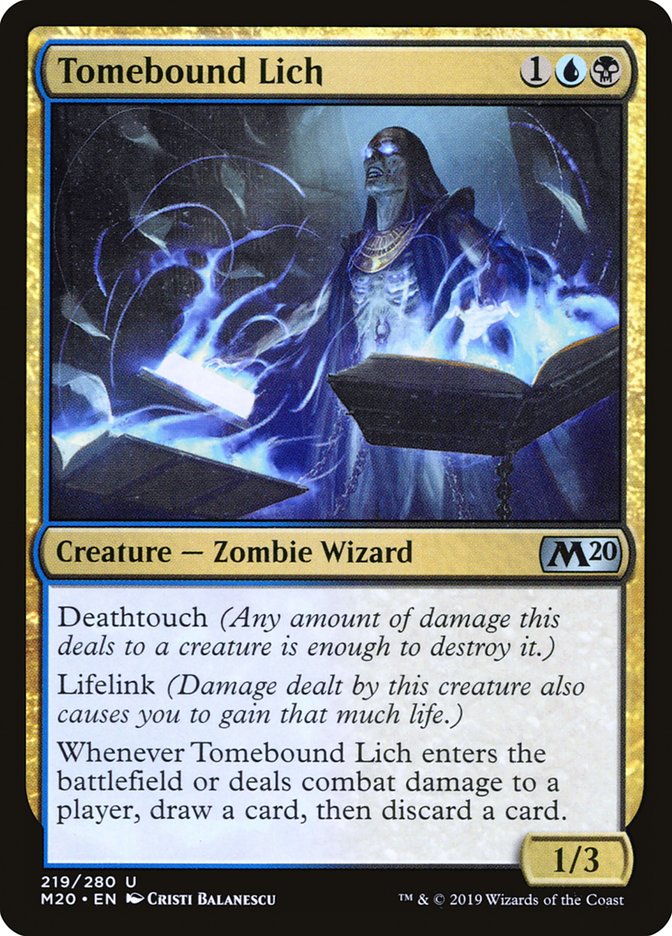 Tomebound Lich [Core Set 2020] | Devastation Store