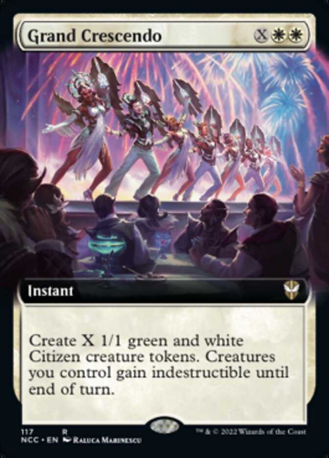 Grand Crescendo (Extended Art) [Streets of New Capenna Commander] | Devastation Store