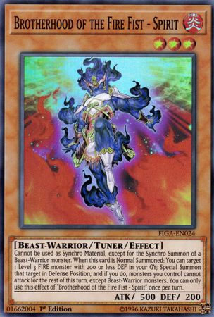 Brotherhood of the Fire Fist - Spirit [FIGA-EN024] Super Rare | Devastation Store