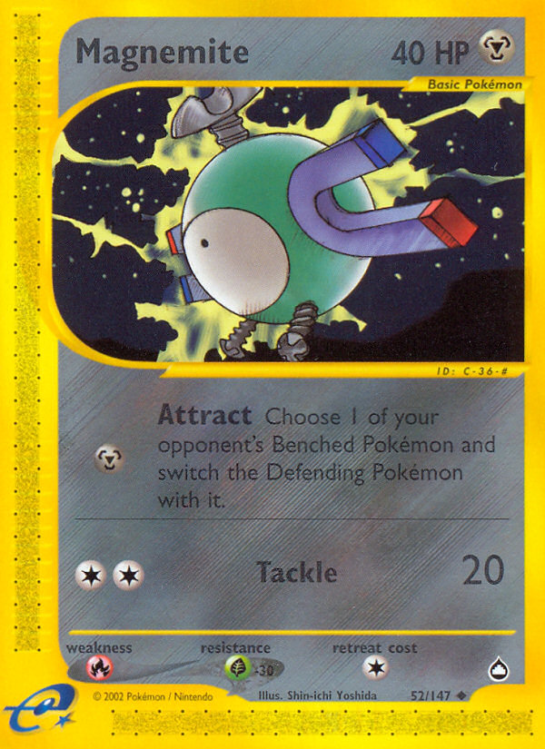 Magnemite (52/147) [Aquapolis] | Devastation Store