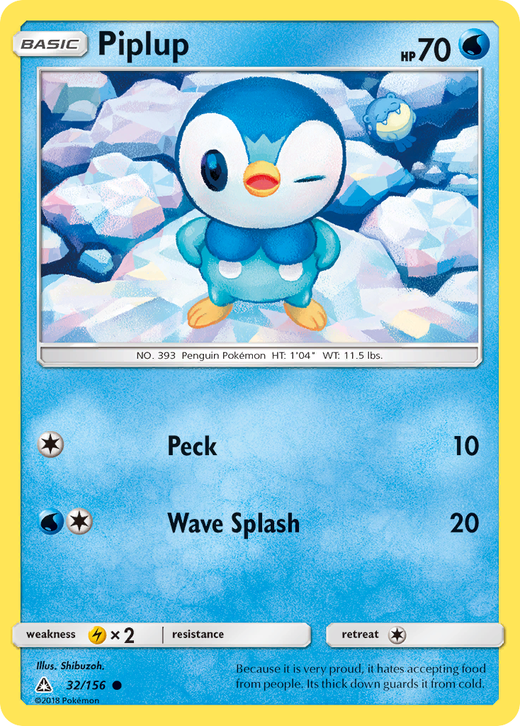 Piplup (32/156) [Sun & Moon: Ultra Prism] | Devastation Store