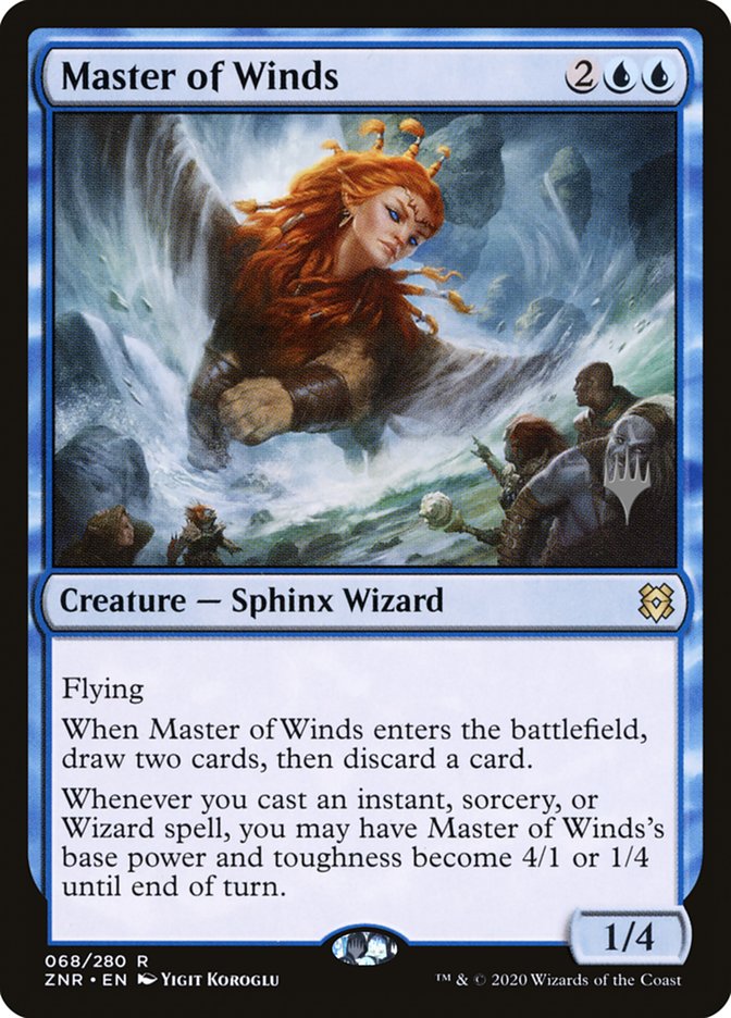 Master of Winds (Promo Pack) [Zendikar Rising Promos] | Devastation Store