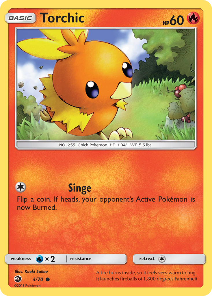 Torchic (4/70) [Sun & Moon: Dragon Majesty] | Devastation Store