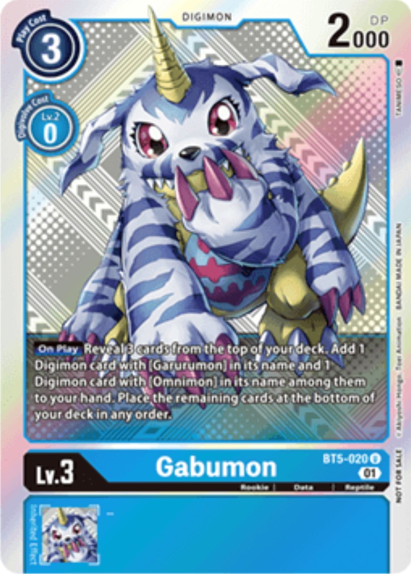 Gabumon [BT5-020] (X Record Pre-Release Tournament Winner Card) [X Record Pre-Release Promos] | Devastation Store