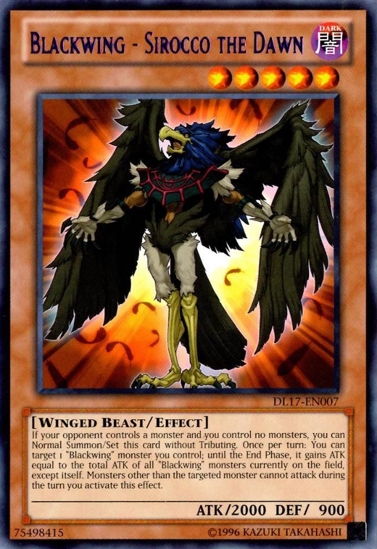 Blackwing - Sirocco the Dawn (Purple) [DL17-EN007] Rare | Devastation Store