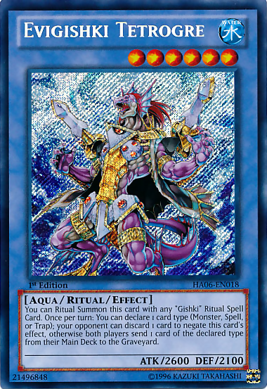 Evigishki Tetrogre [HA06-EN018] Secret Rare | Devastation Store