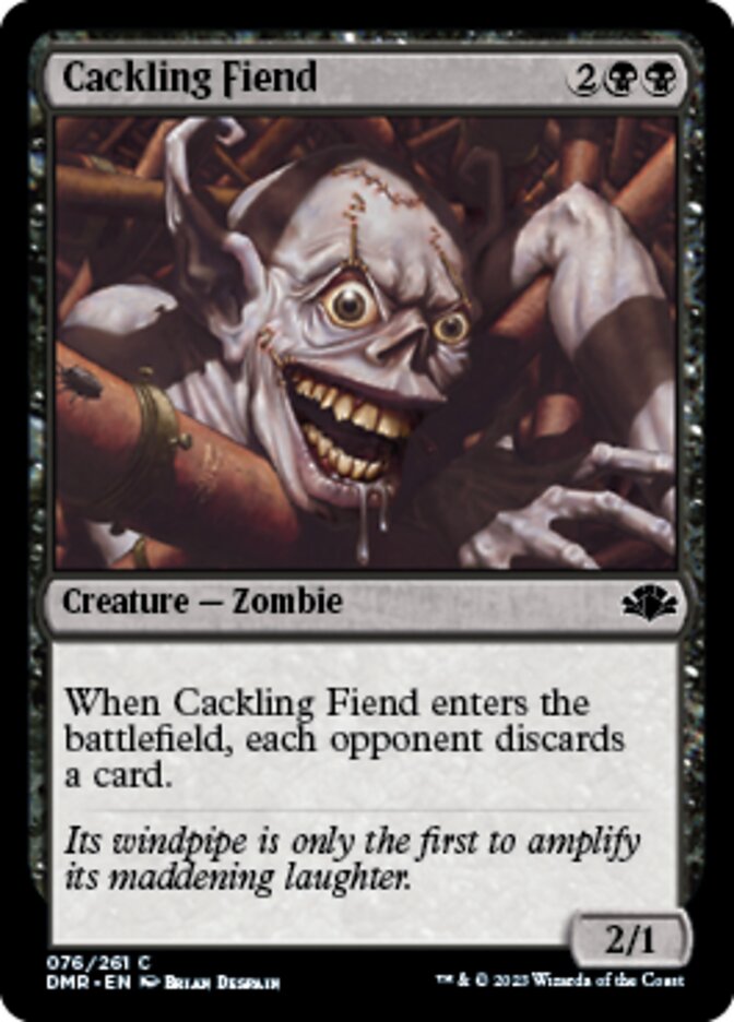 Cackling Fiend [Dominaria Remastered] | Devastation Store