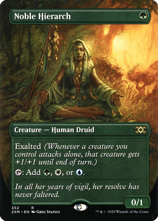 Noble Hierarch (Toppers) [Double Masters Extended Art] | Devastation Store