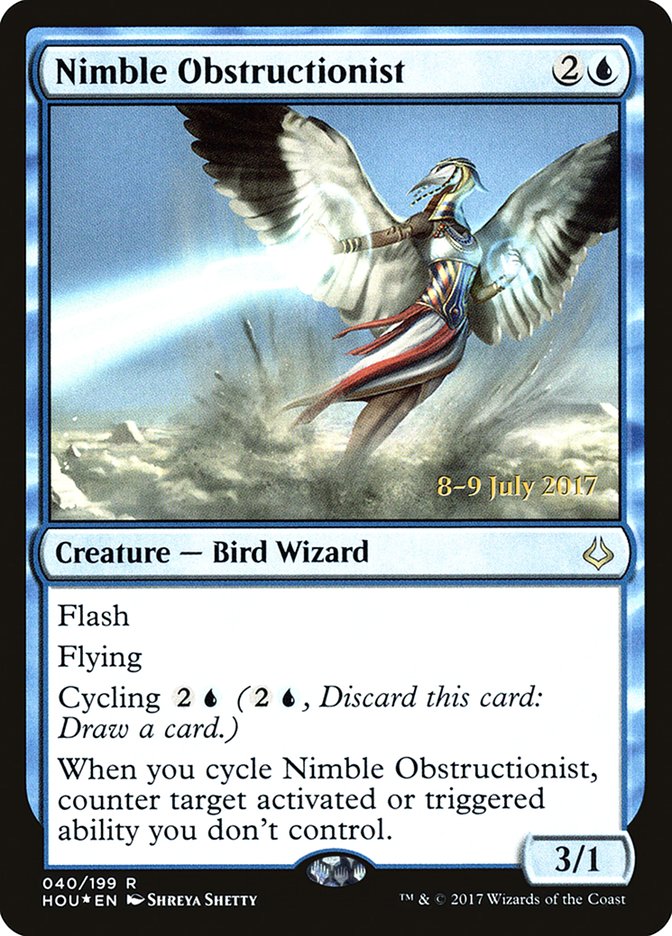 Nimble Obstructionist  [Hour of Devastation Prerelease Promos] | Devastation Store