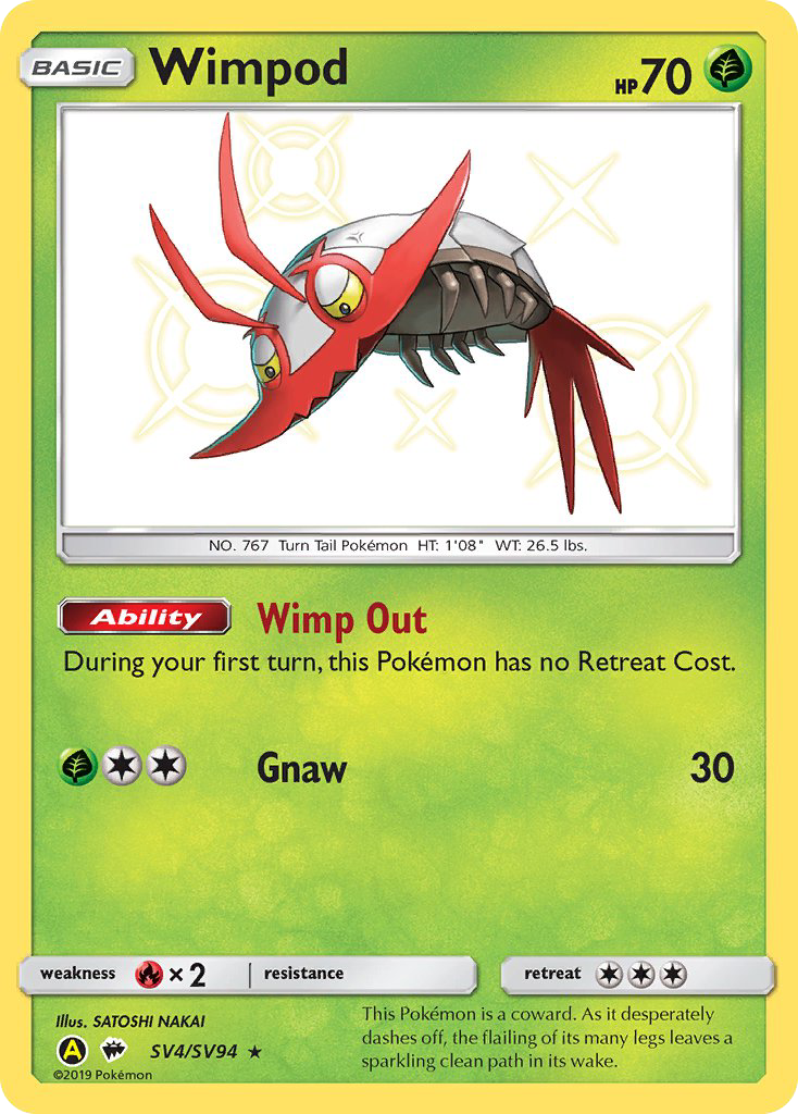 Wimpod (SV4/SV94) [Sun & Moon: Hidden Fates - Shiny Vault] | Devastation Store