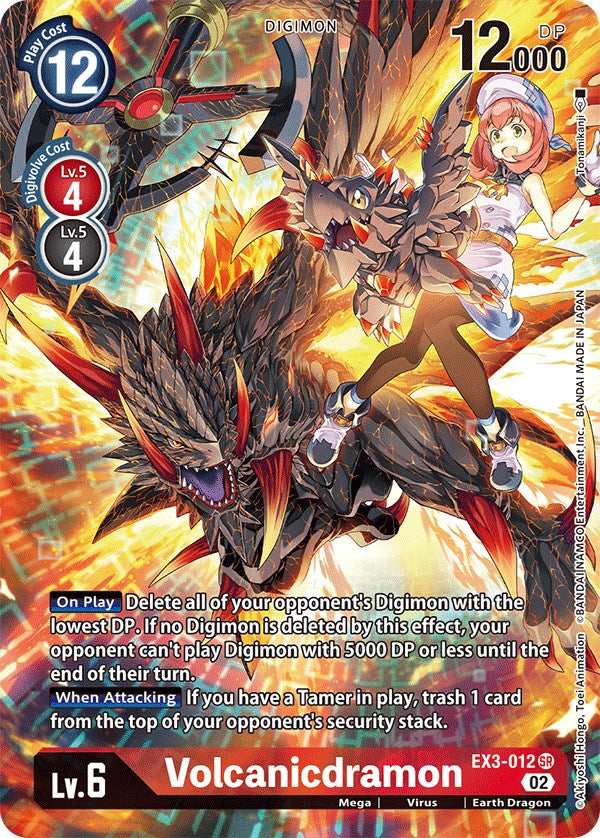 Volcanicdramon [EX3-012] (Alternate Art) [Draconic Roar] | Devastation Store