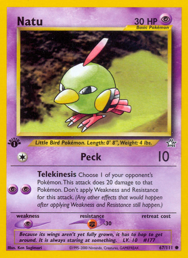 Natu (67/111) [Neo Genesis 1st Edition] | Devastation Store