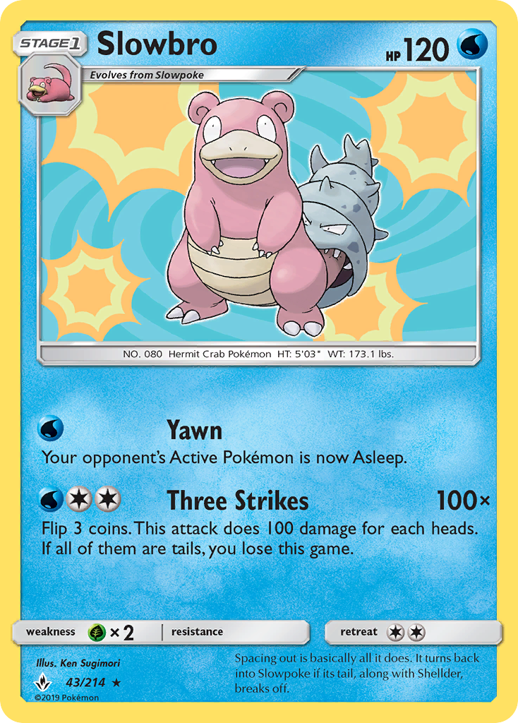 Slowbro (43/214) [Sun & Moon: Unbroken Bonds] | Devastation Store