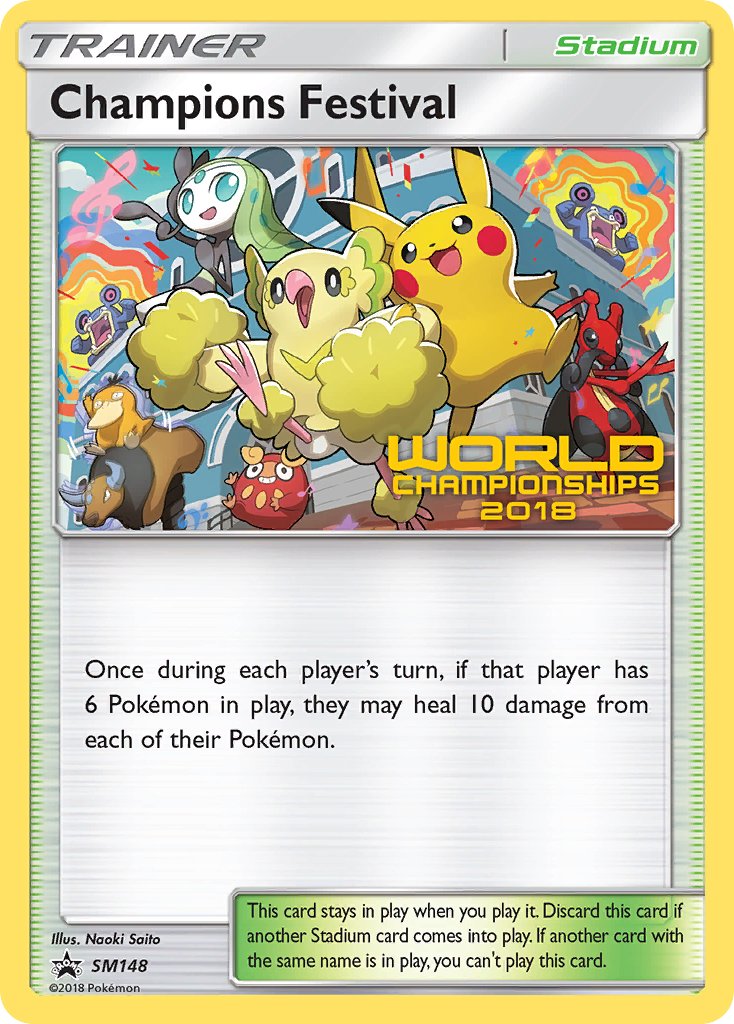 Champions Festival (SM148) (2018 Top Semi Finalist) [Sun & Moon: Black Star Promos] | Devastation Store