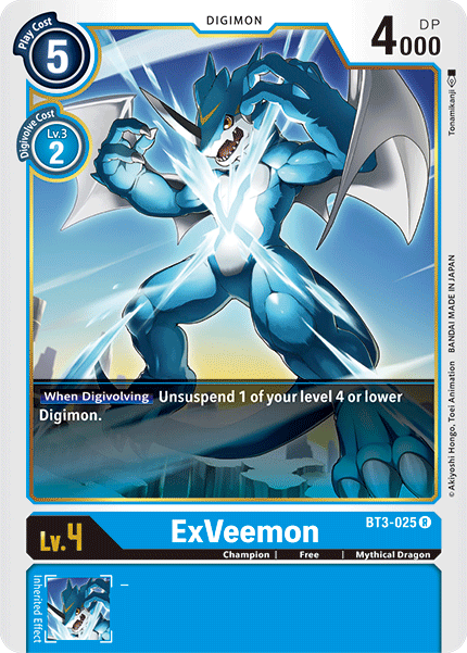 ExVeemon [BT3-025] [Release Special Booster Ver.1.5] | Devastation Store