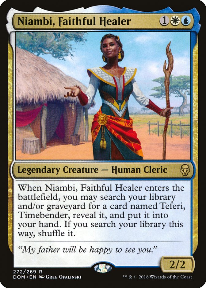 Niambi, Faithful Healer [Dominaria] | Devastation Store