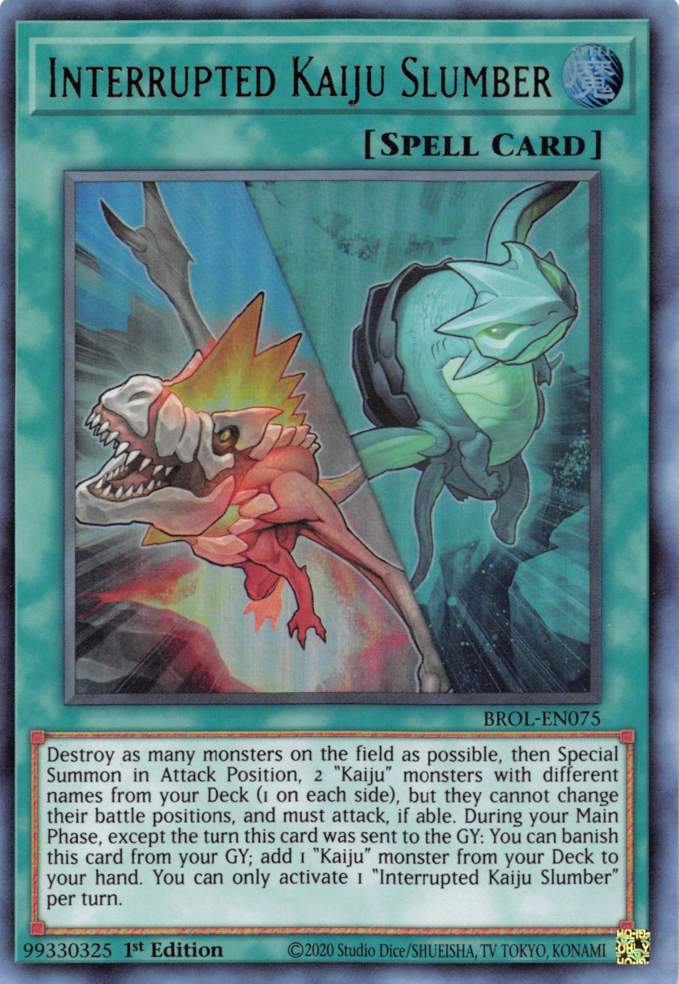 Interrupted Kaiju Slumber [BROL-EN075] Ultra Rare | Devastation Store