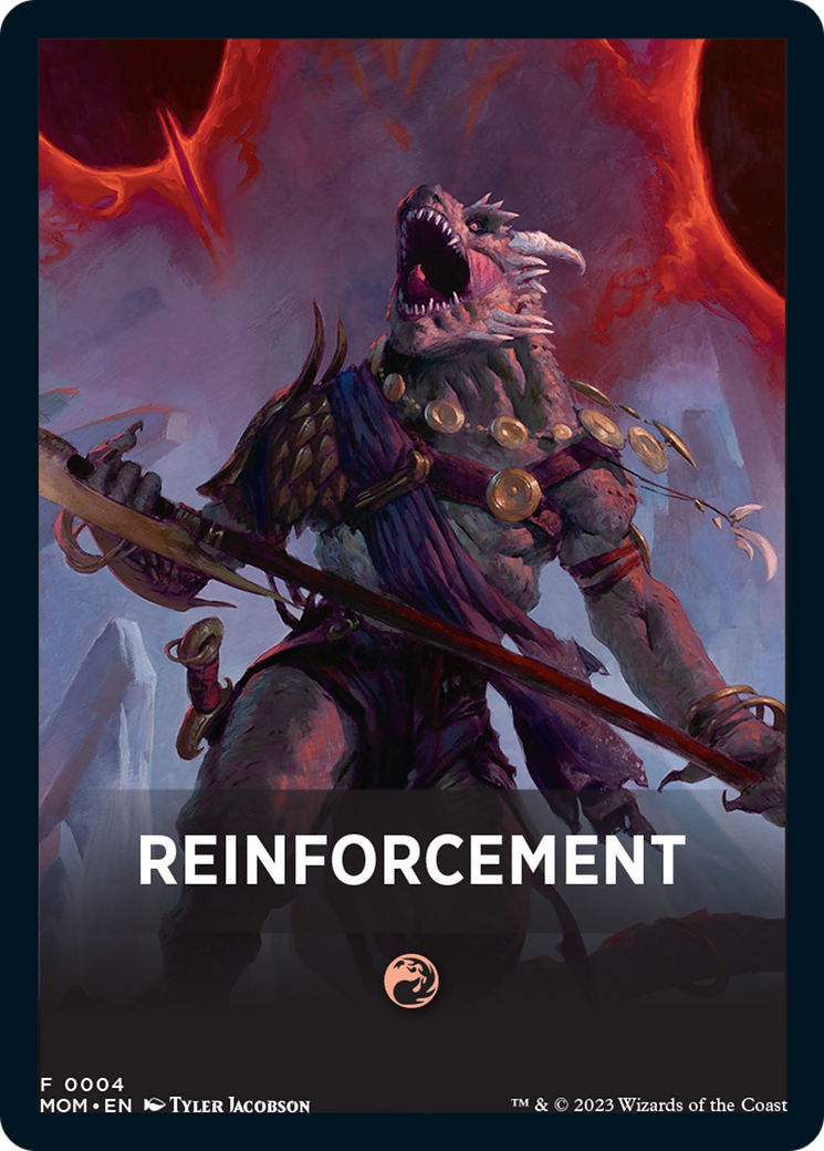 Reinforcement Theme Card [March of the Machine Tokens] | Devastation Store