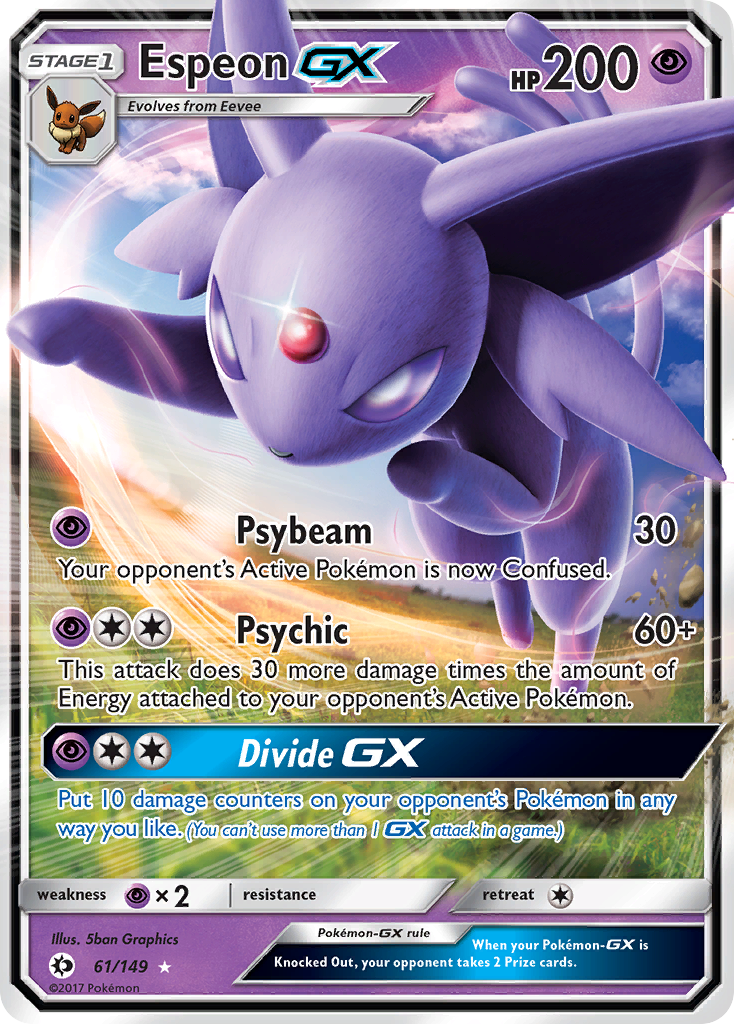 Espeon GX (61/149) [Sun & Moon: Base Set] | Devastation Store