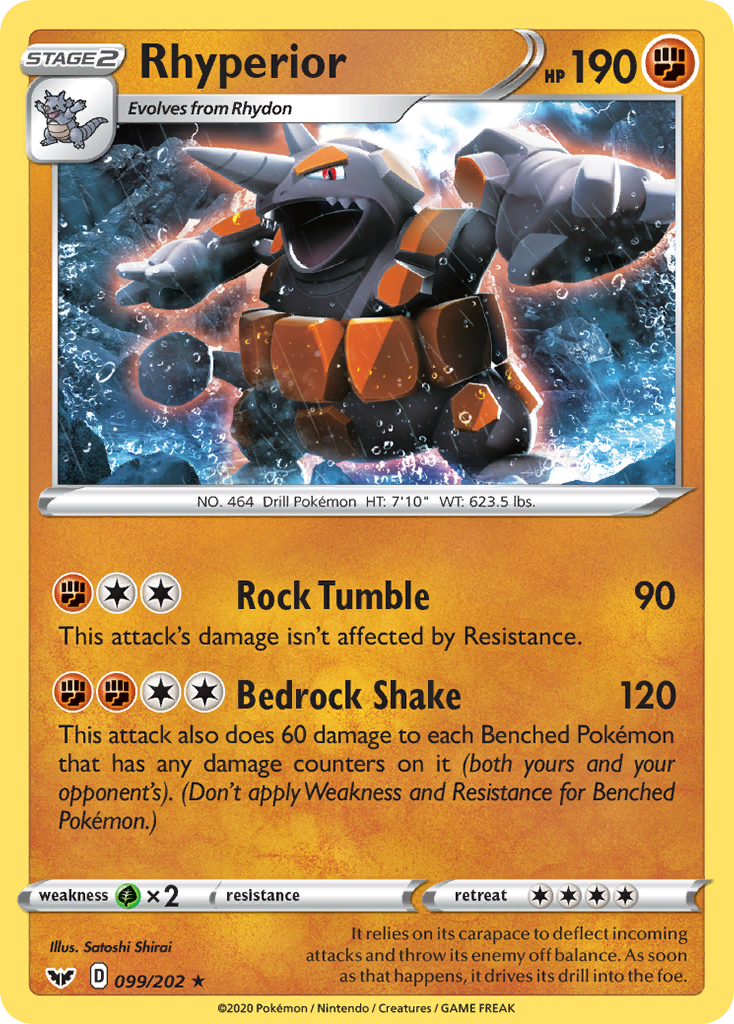 Rhyperior (099/202) [Sword & Shield: Base Set] | Devastation Store