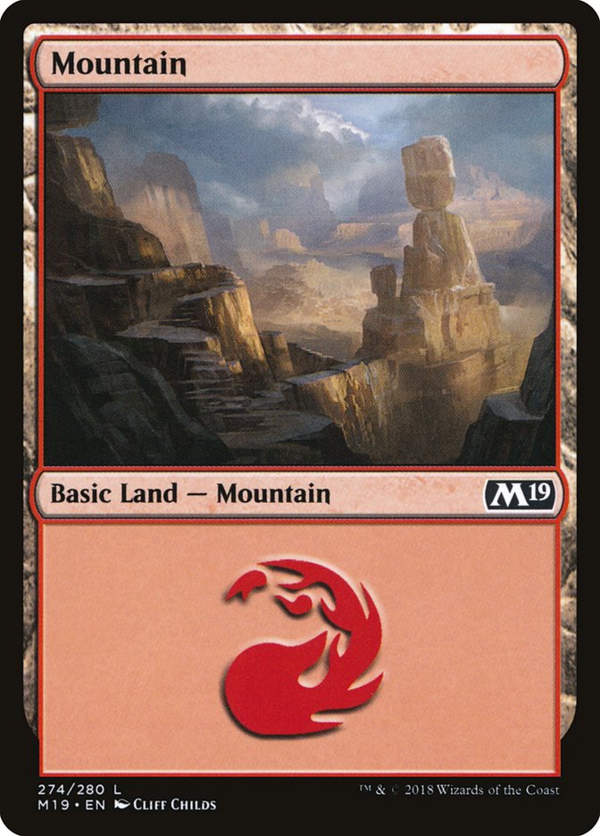 Mountain (274) [Core Set 2019] - Devastation Store | Devastation Store