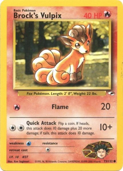 Brock's Vulpix (73/132) [Gym Heroes Unlimited] | Devastation Store