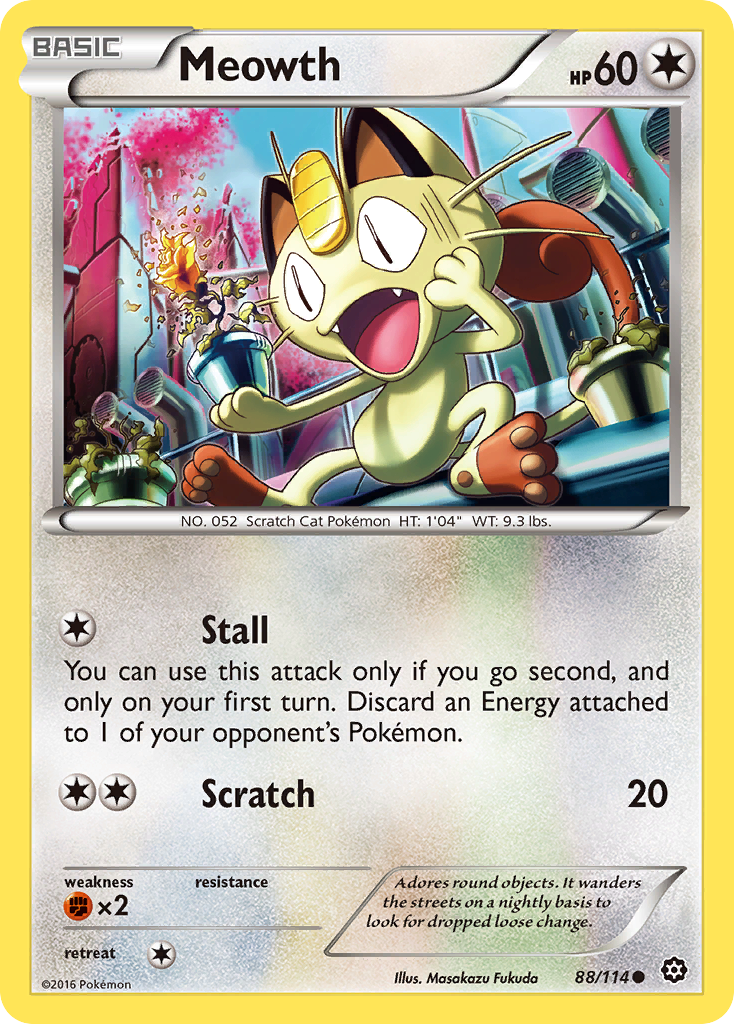 Meowth (88/114) [XY: Steam Siege] | Devastation Store