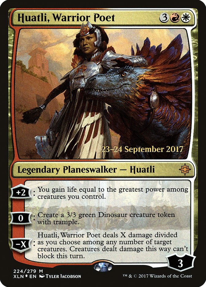 Huatli, Warrior Poet  [Ixalan Prerelease Promos] | Devastation Store