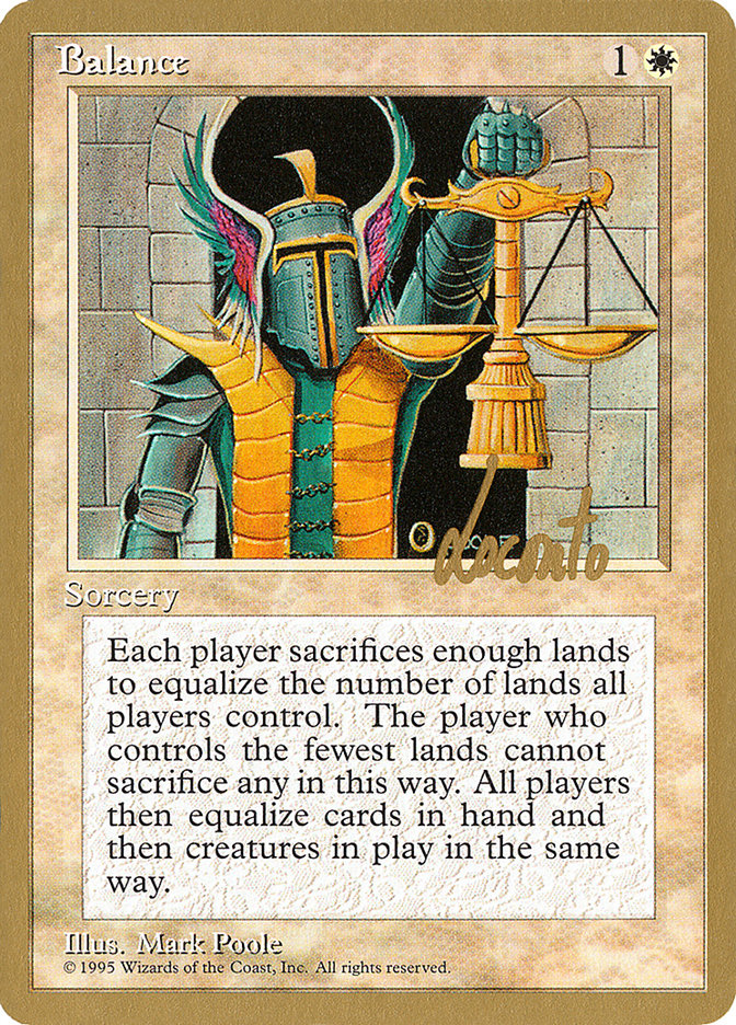 Balance (Michael Loconto) [Pro Tour Collector Set] | Devastation Store