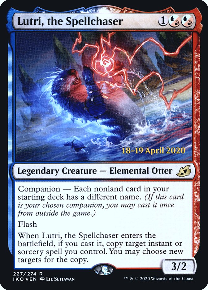 Lutri, the Spellchaser  [Ikoria: Lair of Behemoths Prerelease Promos] | Devastation Store
